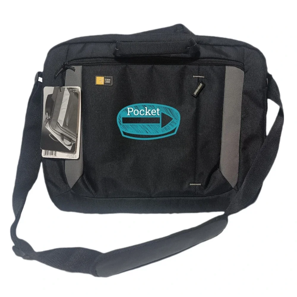 Case Logic Laptop Bag Messenger Shoulder Briefcase‎ 15-16 in  NWT SKUCH099